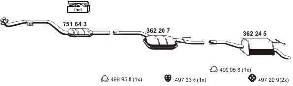 ERNST 040255 Exhaust System